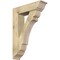 Ekena Millwork Olympic Traditional Rough Sawn Bracket w/ Offset Brace, Douglas Fir, 8"W x 30"D x 42"H BKT0806X30X42OLY01RDF - alternate 1